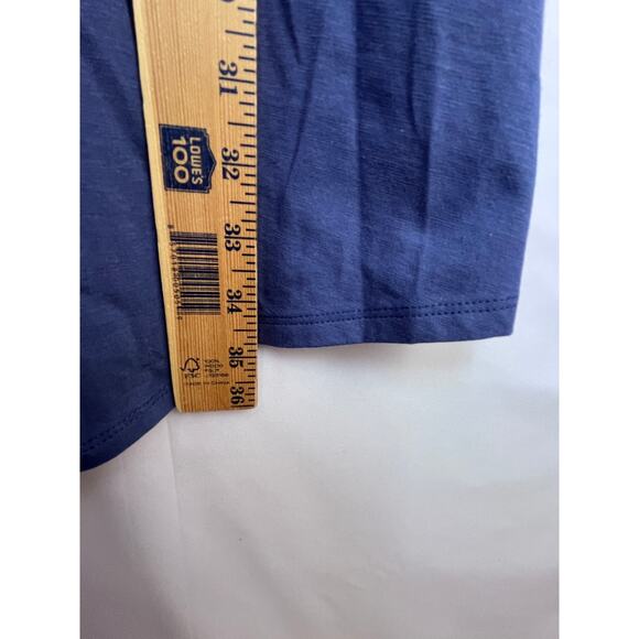 Toad & Co Womens Med Blue Fit and Flare Sleeveless Knit Summer Athleisure Dress - Picture 5 of 9